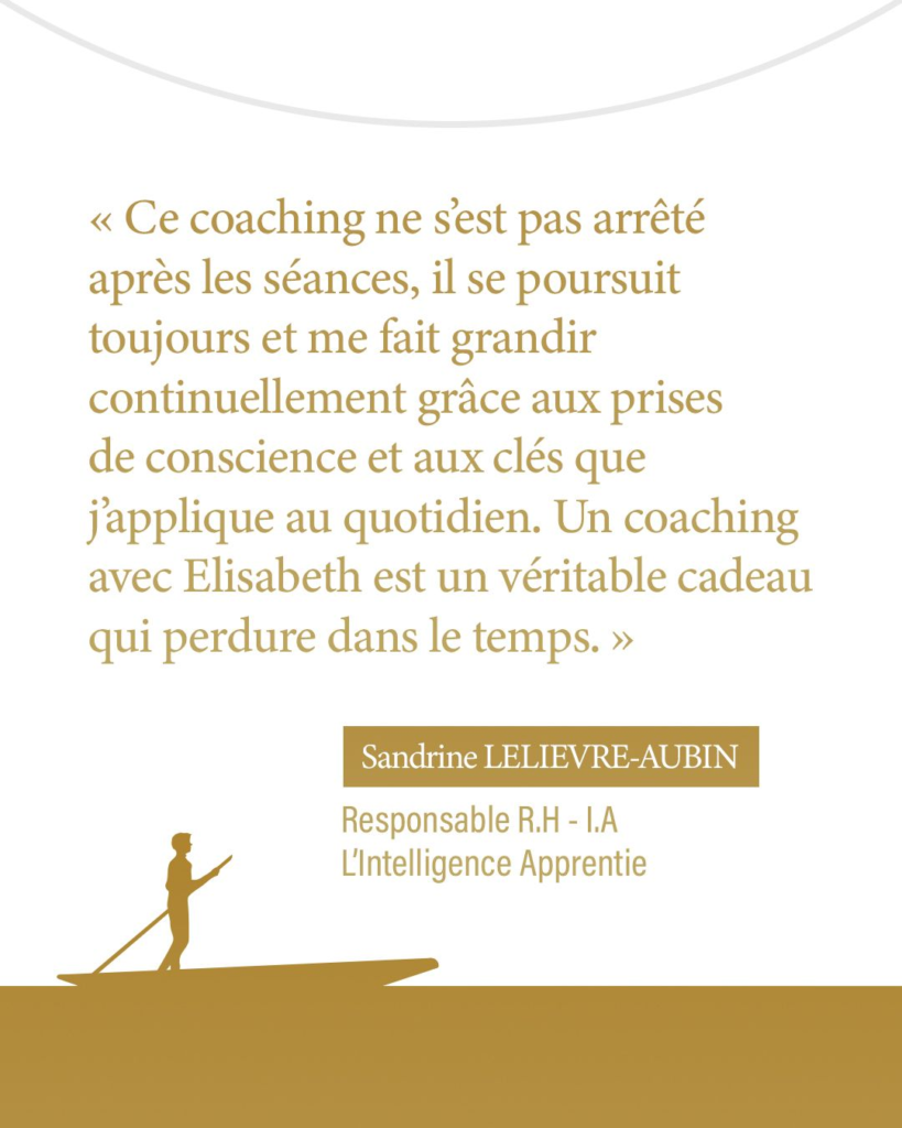 Un grand merci à Sandrine pour son témoignage éloquent